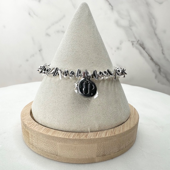 Bomb Party Fall Stacks Delicate Hematite Details RBP7822 NWT - Picture 5 of 10